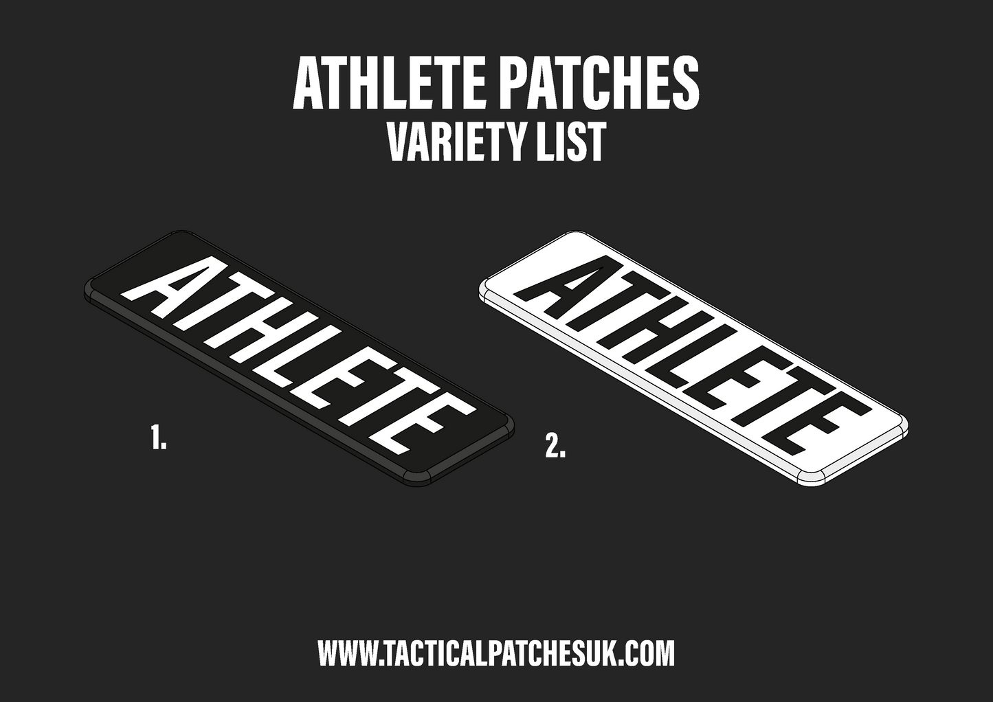 Athlete Velcro Patches