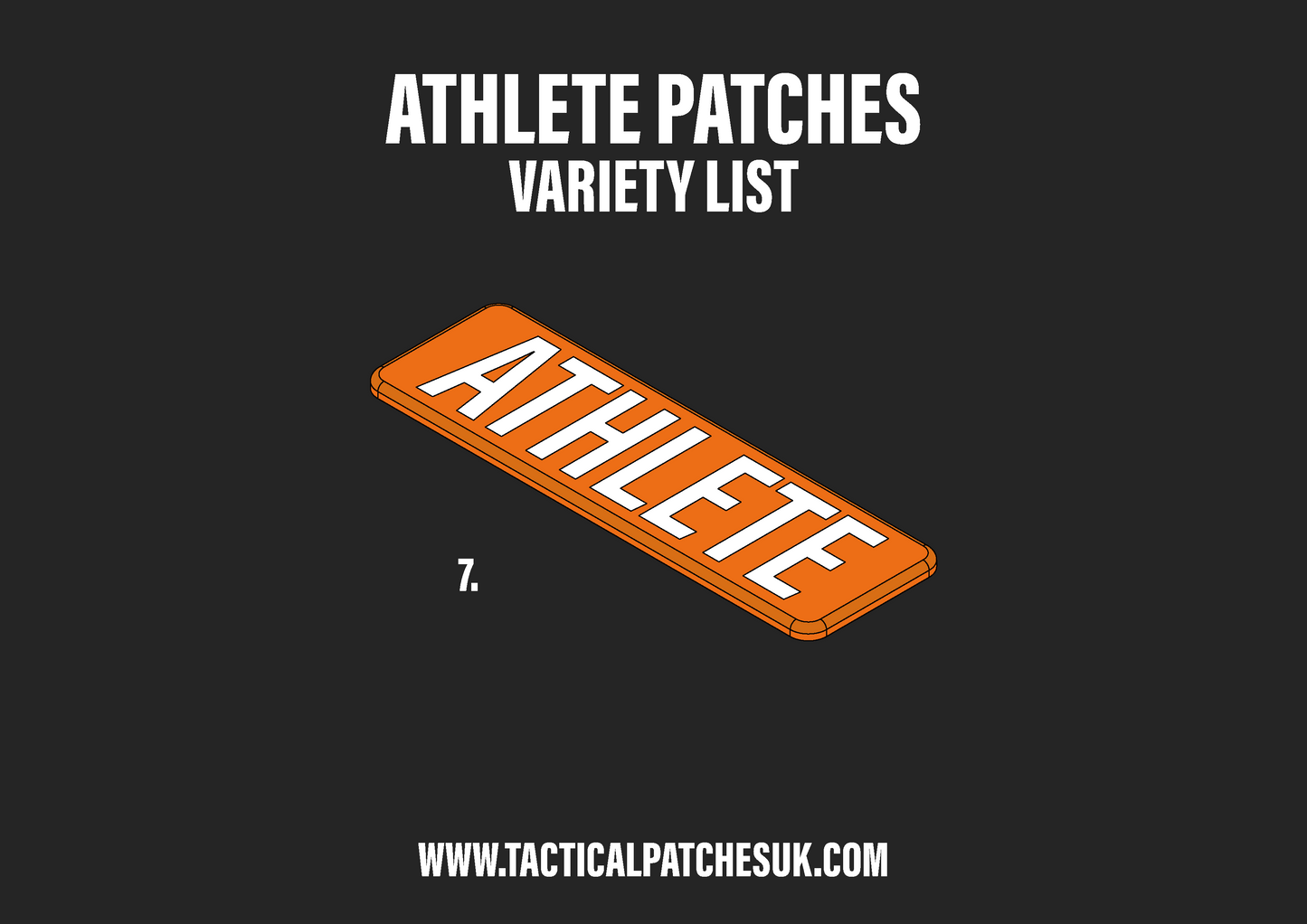Athlete Velcro Patches