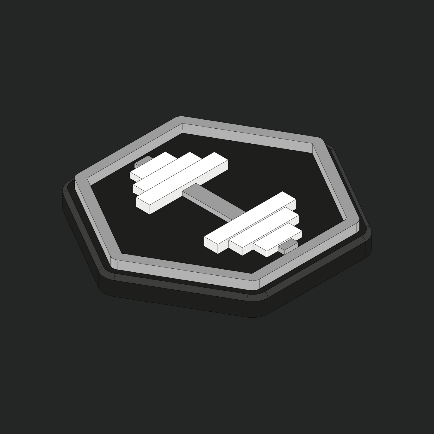 Gym Weight Hexapatch Velcro Patches