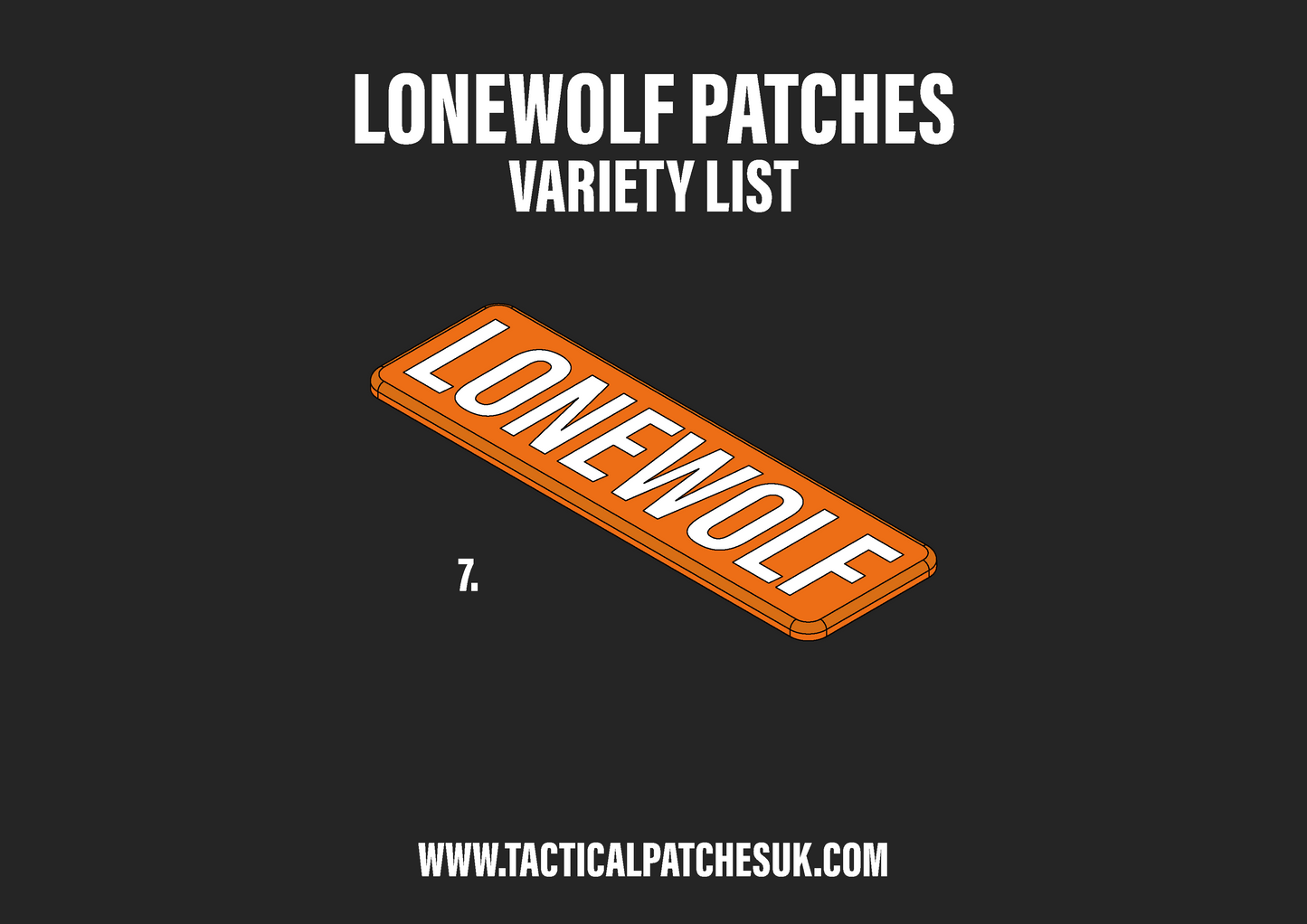 Lonewolf Velcro Patches