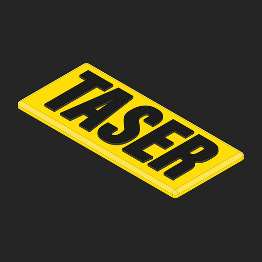 TASER Text Velcro Patch