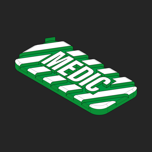 Medic Green Velcro Patches - 1x2