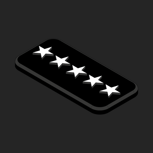 WANTED Star Velcro Patches - 1x2