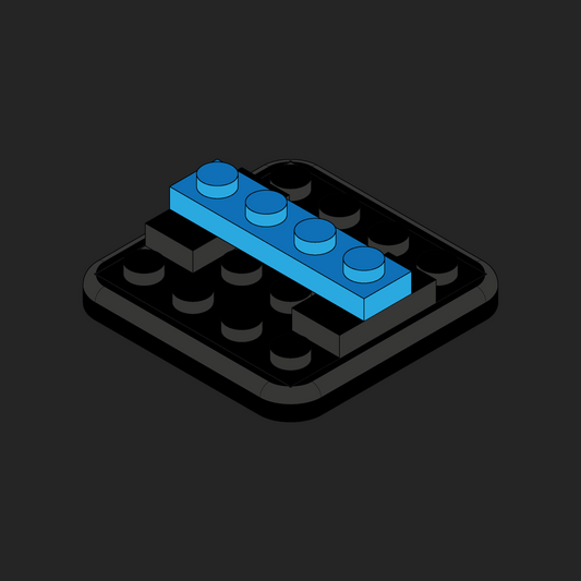 Lego Thin Line Velcro Patches - 4x4