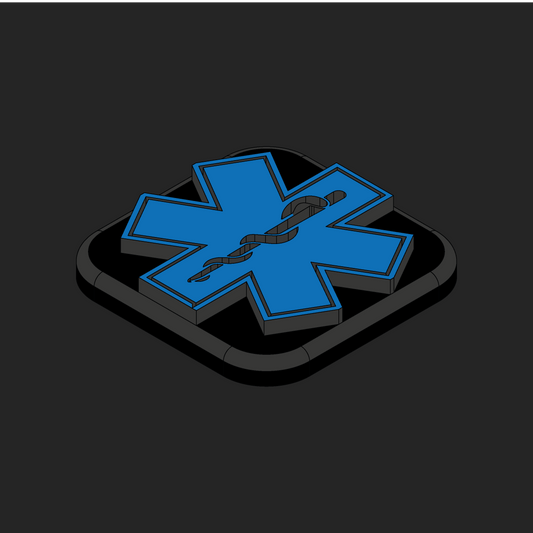 Paramedic Velcro Patches - 1x1