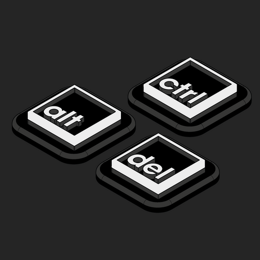 Ctl Alt Del Velcro Patch Sets - 1x1