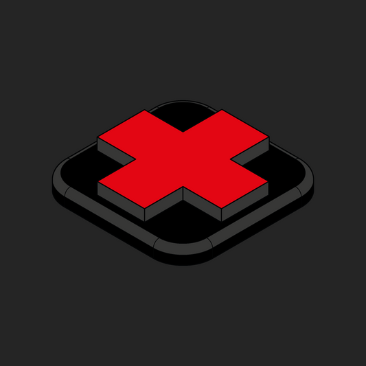 First Aid Velcro Patches 1x1