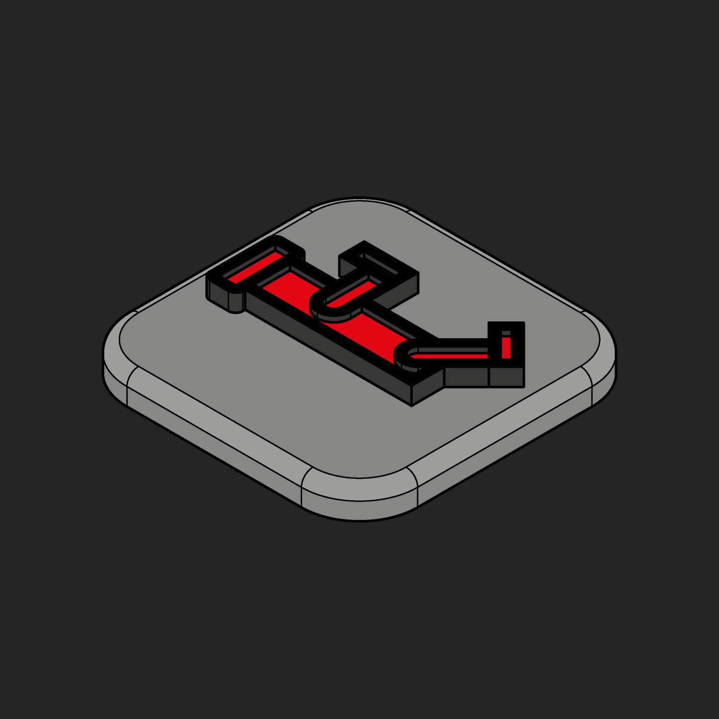 MOE - Big Red Key Velcro Patches - 1x1