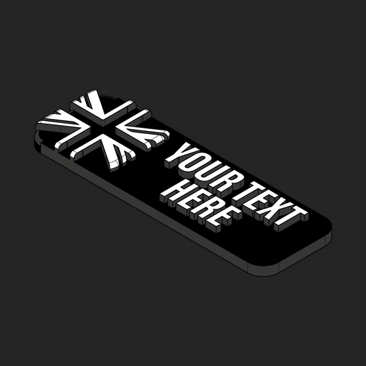 Custom Union Jack Velcro Patches - 1x3