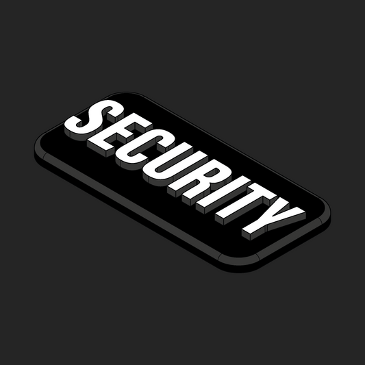 Security Velcro Patches - 1x2