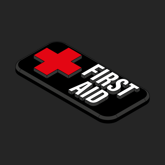 First Aid & Cross Velcro Patches - 1x2