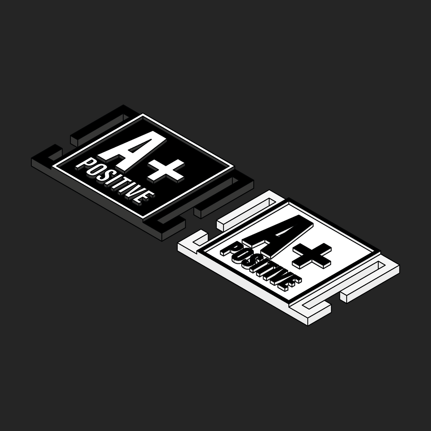 Blood Types Molle Patches - All Variants