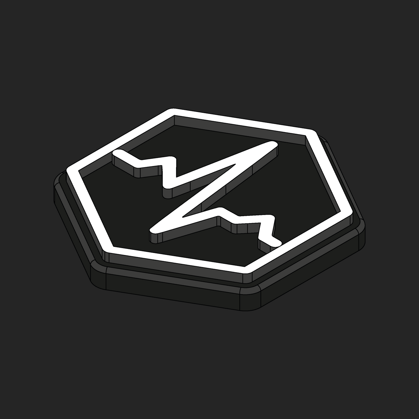 Heartbeat Hexapatch Velcro Patches