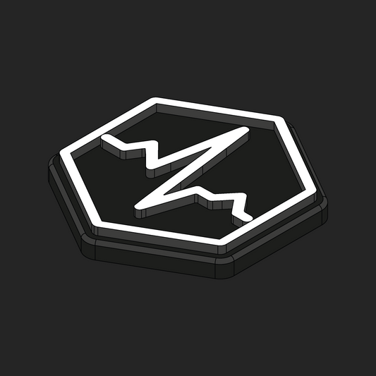 Heartbeat Hexapatch Velcro Patches