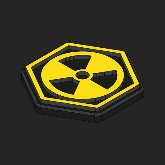 Nuclear Hexagon Velcro Patches