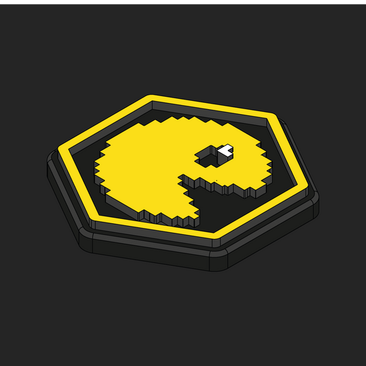 Pacman Hexapatch Velcro Patches