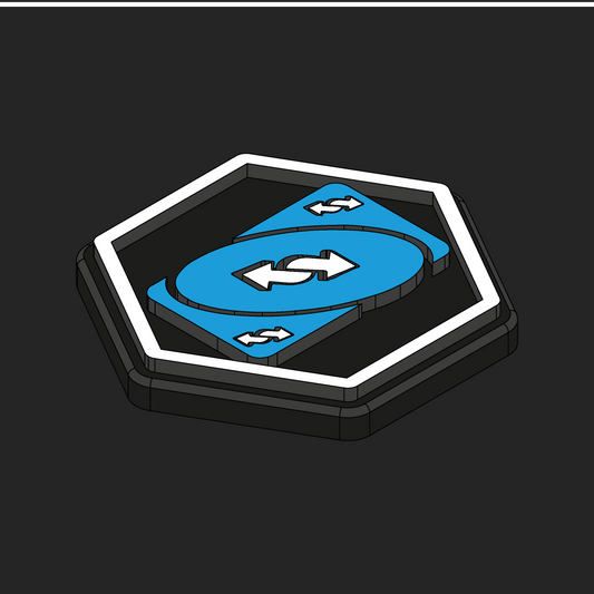 Uno Reverse Hexapatch Velcro Patches