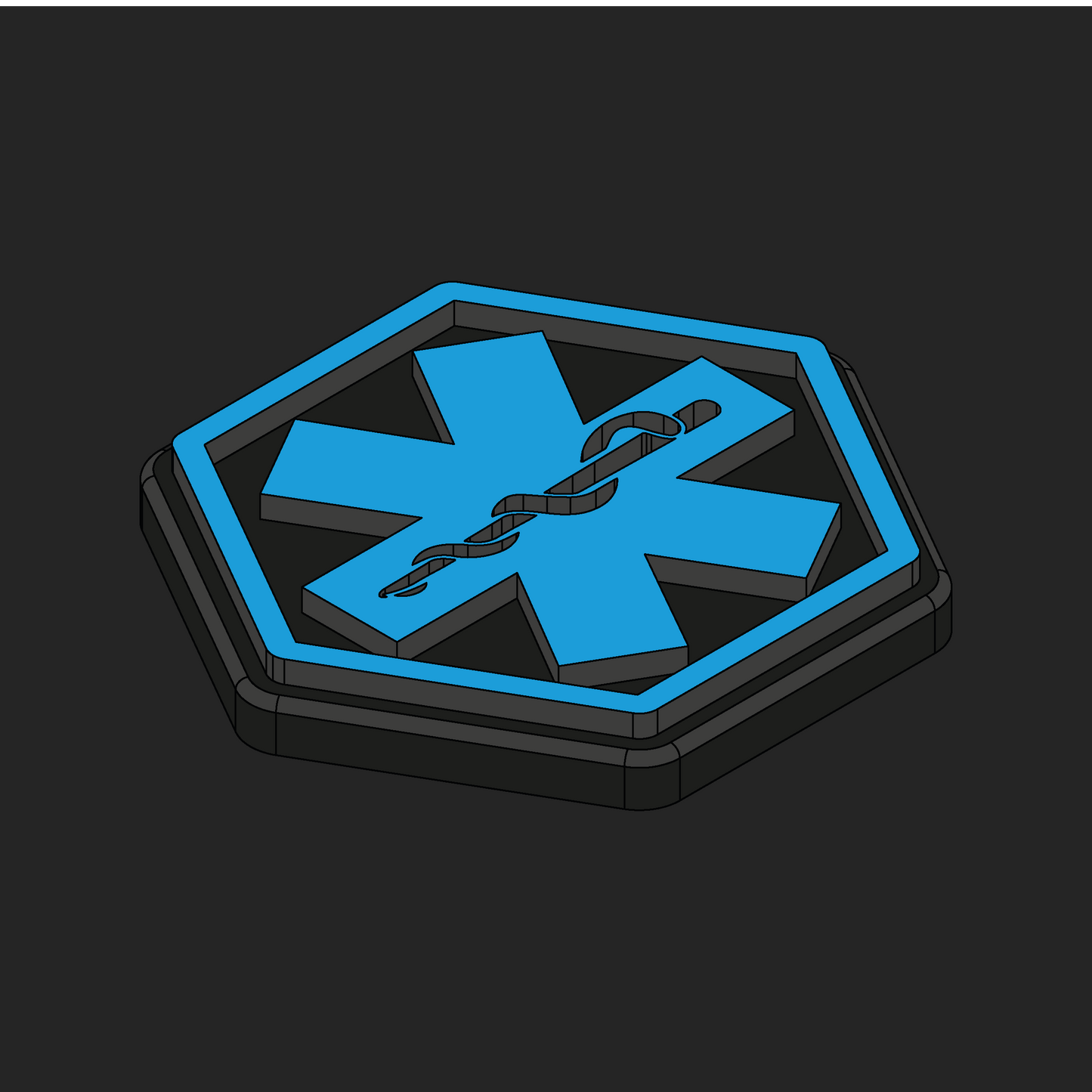 Paramedic Hexapatch Velcro Patches