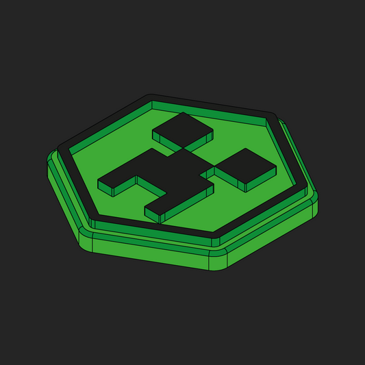 Minecraft Creeper Hexapatch Velcro Patch