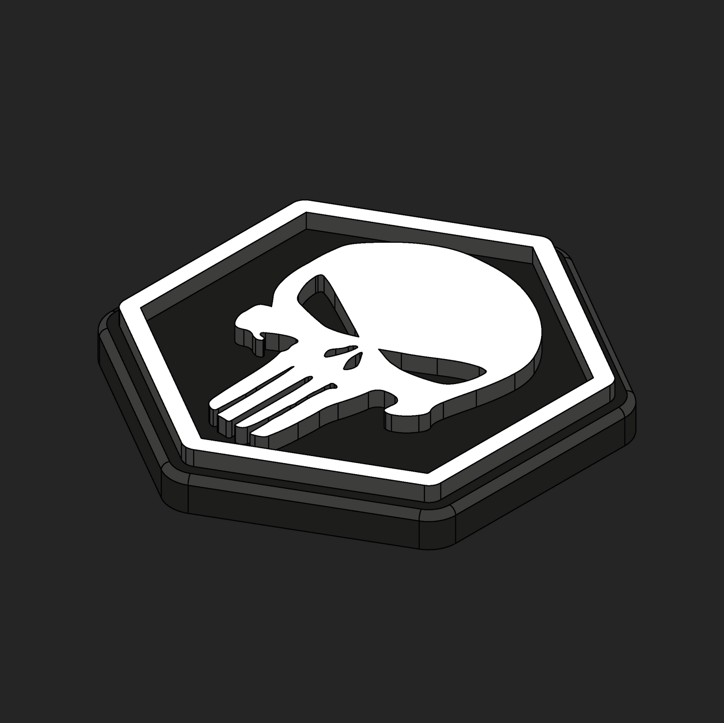 Punisher Hexapatch Velcro Patches