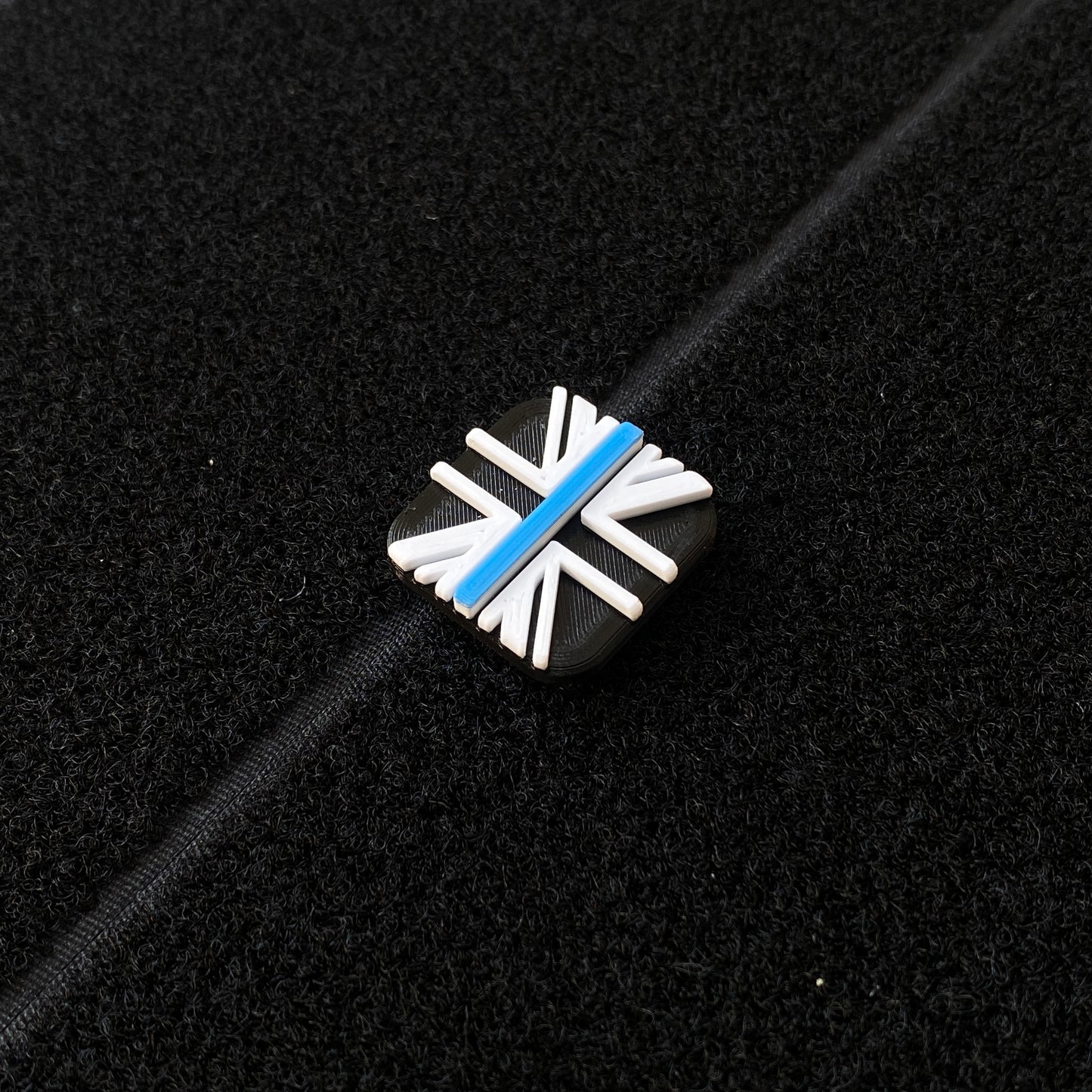 Union Jack Thin Line Velcro Patches - 1x1