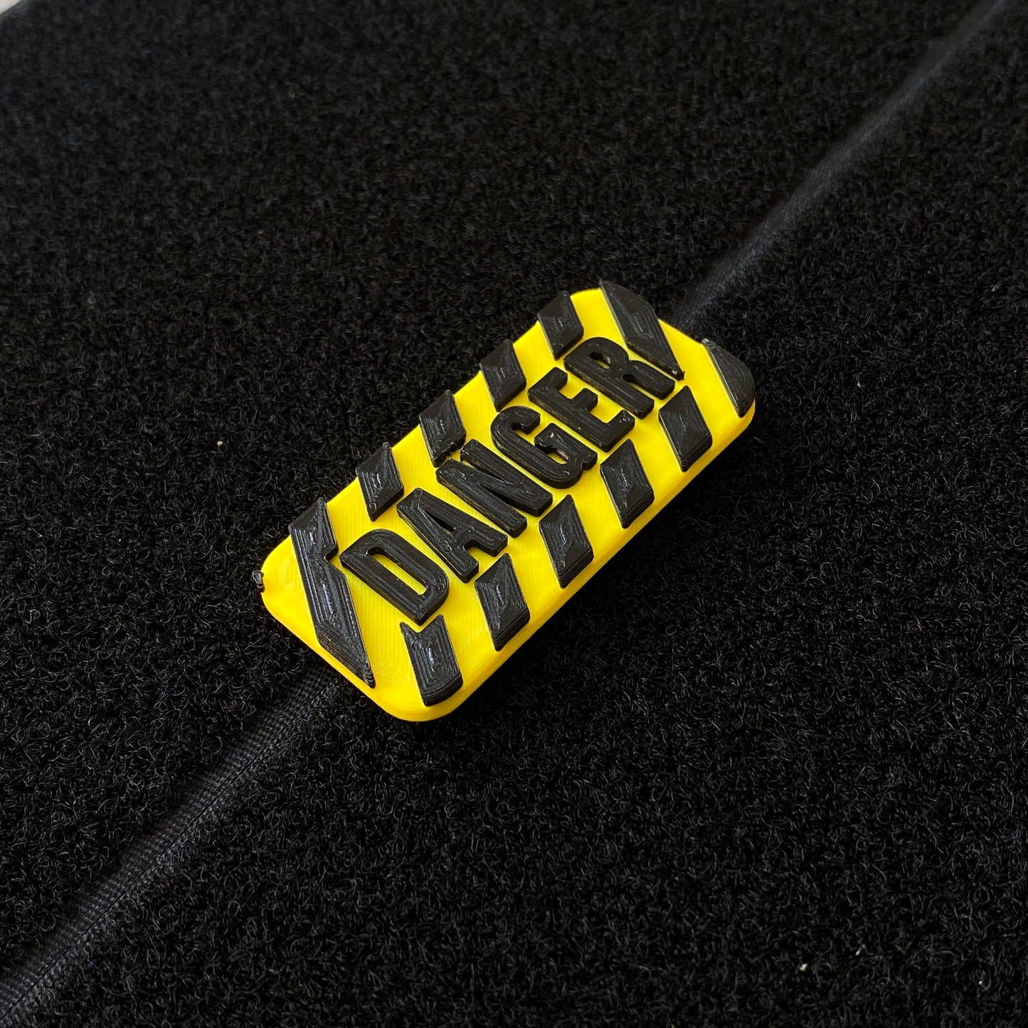 Danger Velcro Patches - 1x2