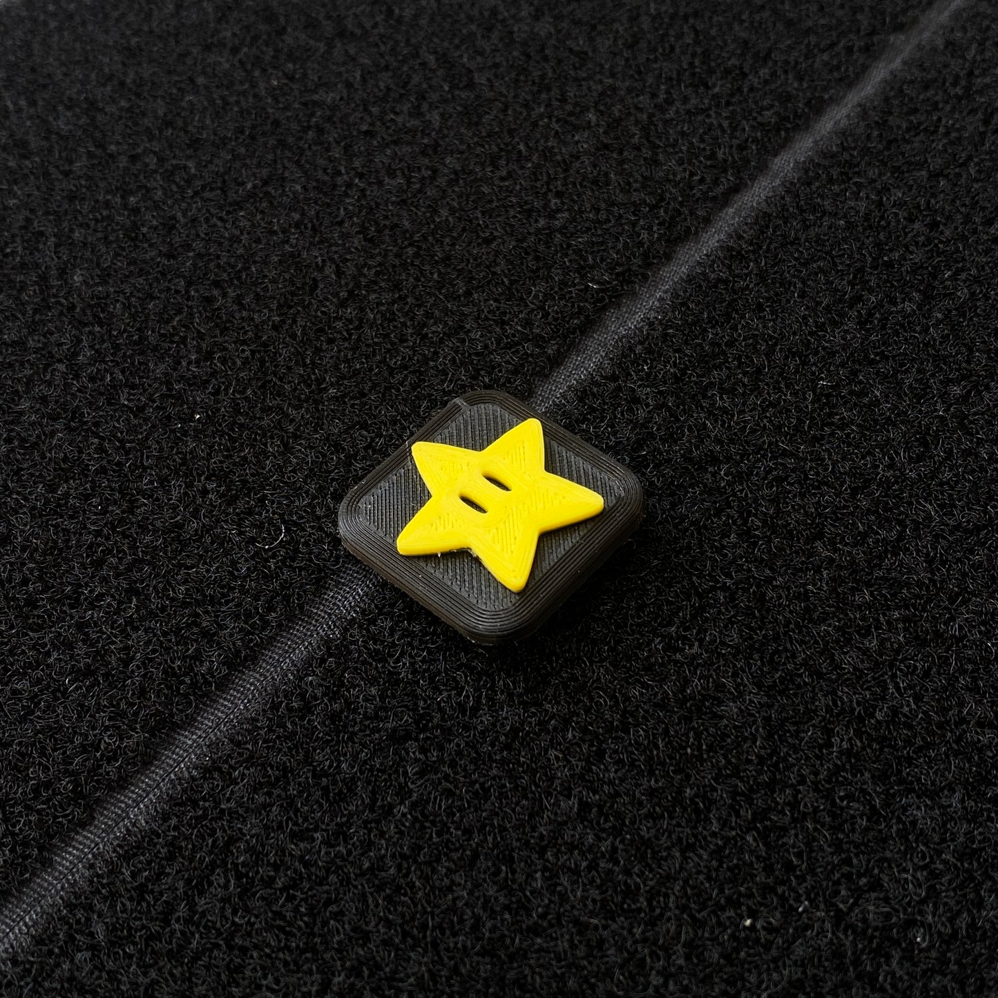 Mario Star Velcro Patches - 1x1