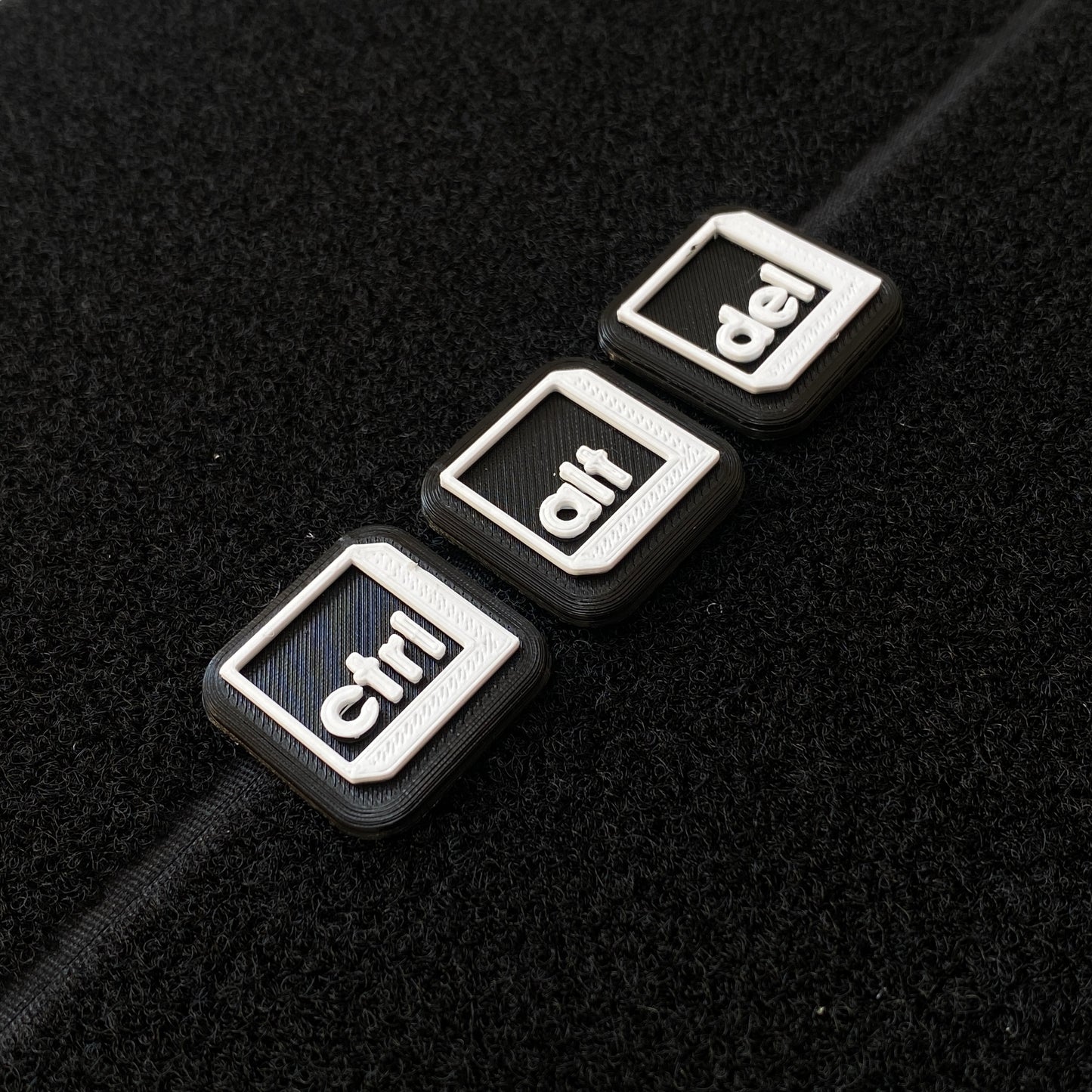 Ctl Alt Del Velcro Patch Sets - 1x1