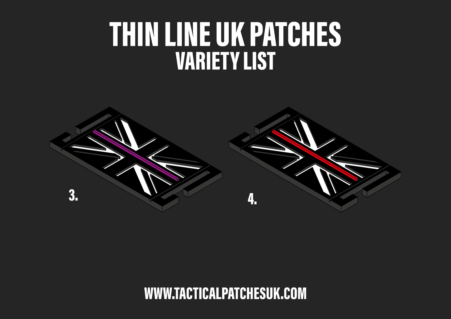 Thin Line Emergency Services Molle Patches