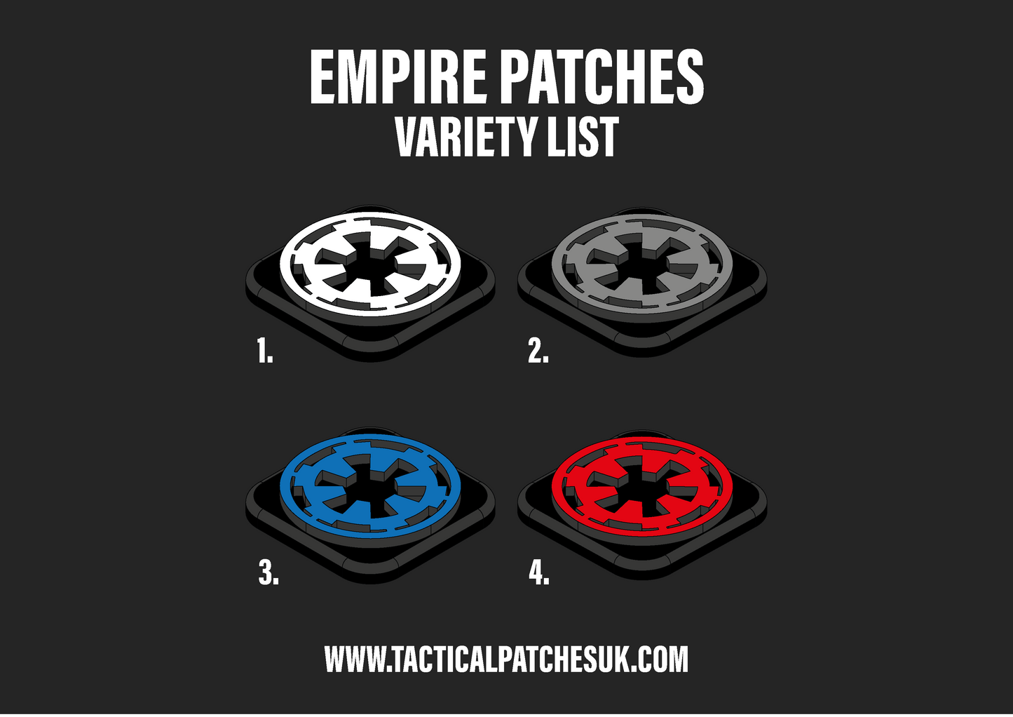 Empire Velcro Patches - 1x1
