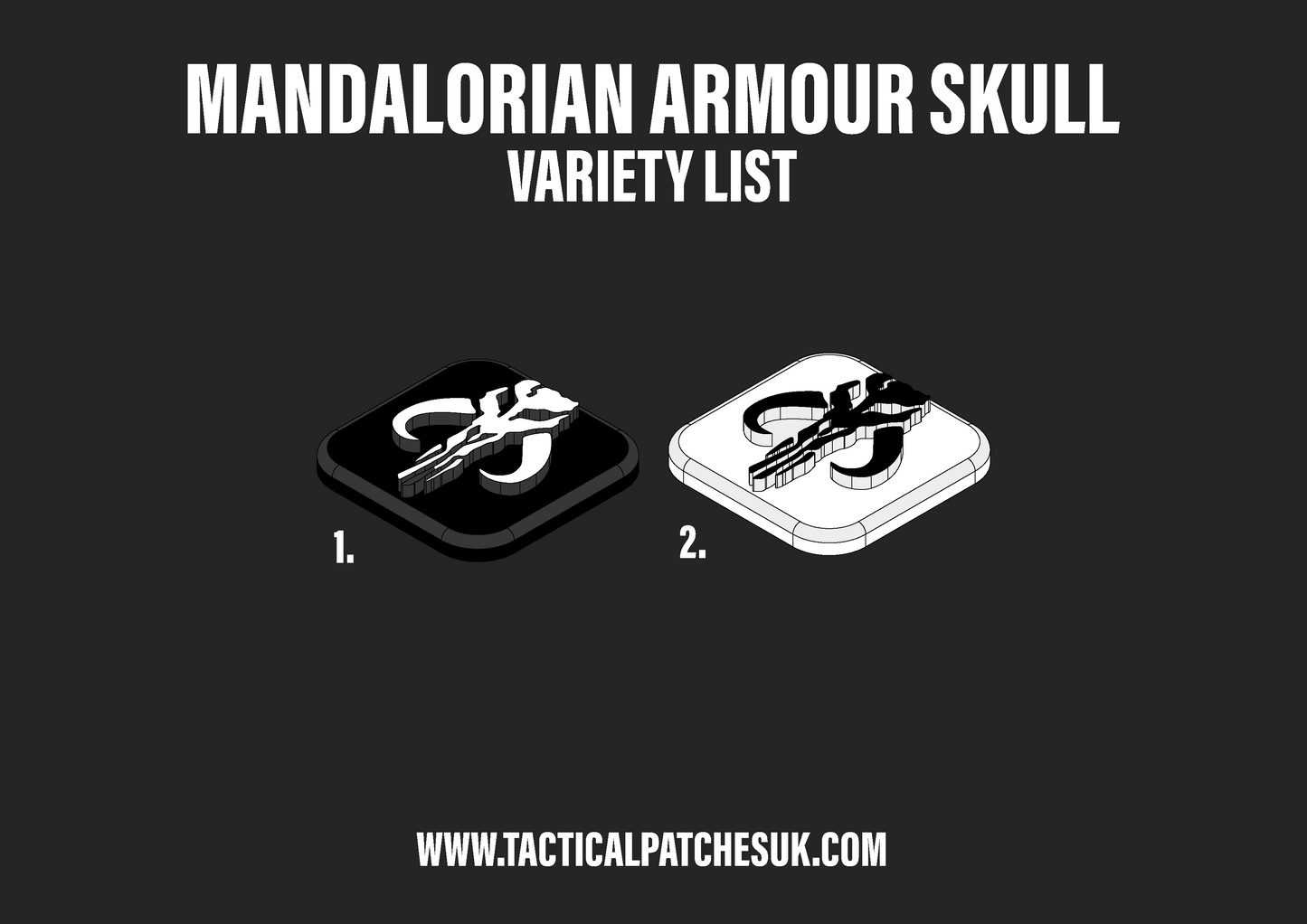 Jango Fett Velcro Patches - 1x1