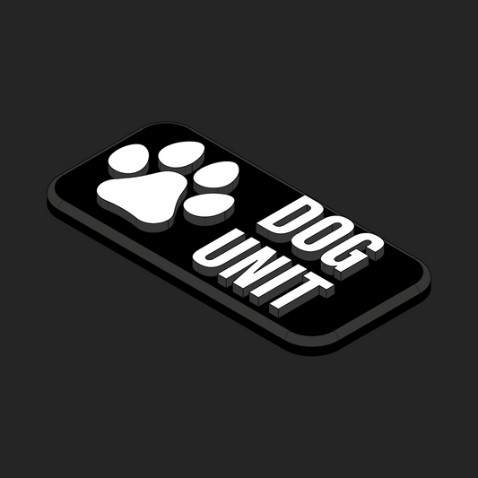 Dog Unit Velcro Patches - 1x2
