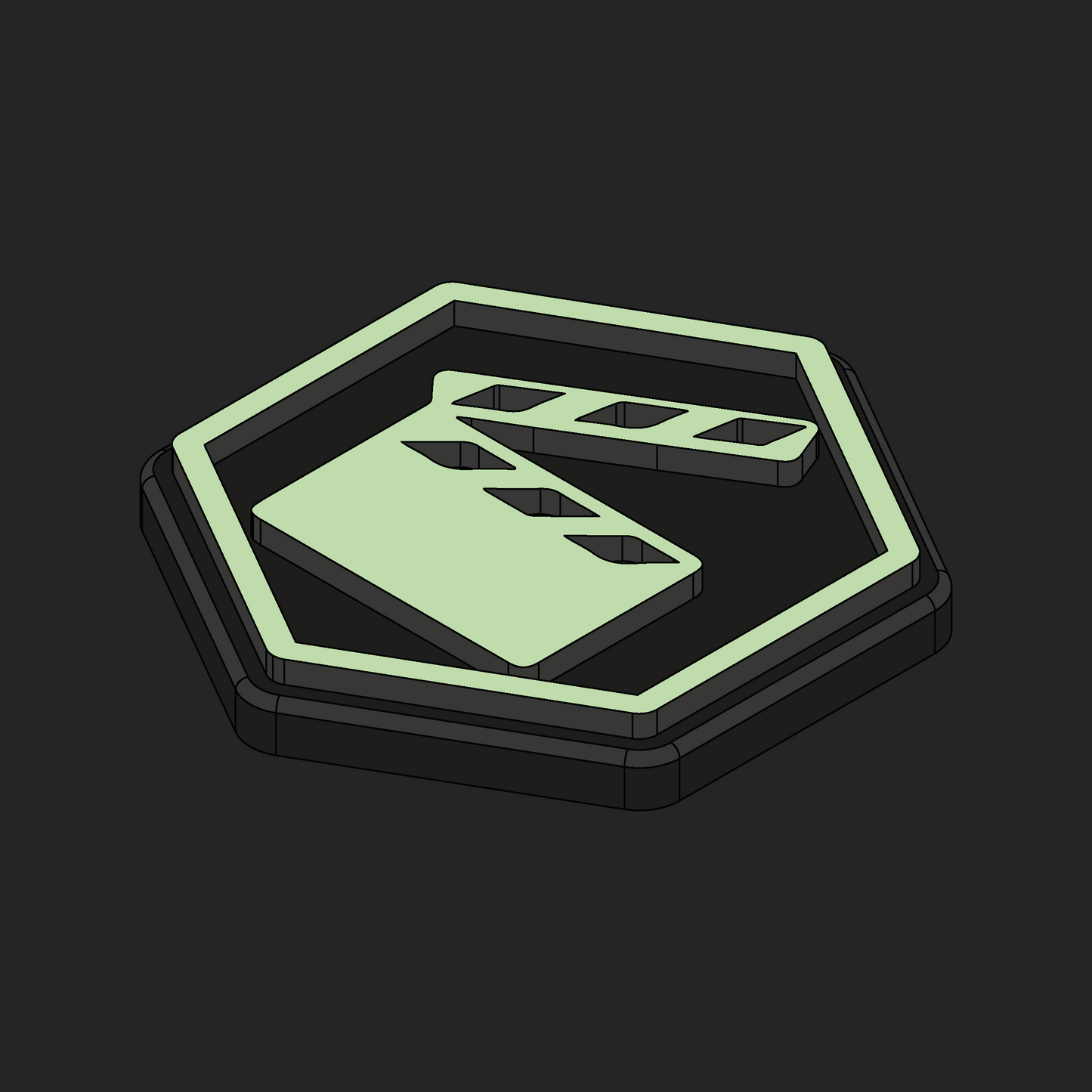 Movie Snapper Glow Velcro Patches - Hexapatch