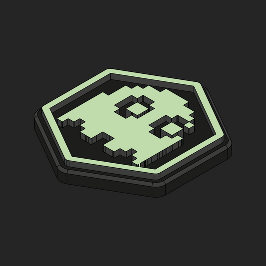 Ghosts Glow Velcro Patches - Hexapatch