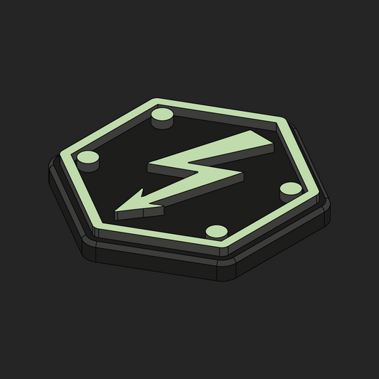 Power Glow Velcro Patches - Hexapatch