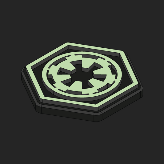 Empire Glow Velcro Patches - Hexapatch
