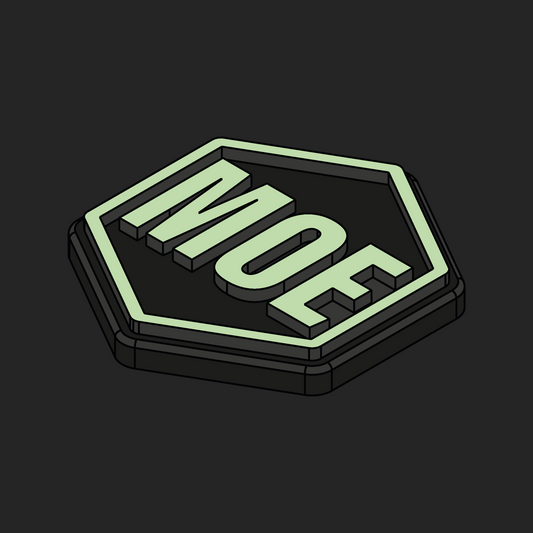 MOE - Method of Entry Glow Velcro Patches - Hexapatch