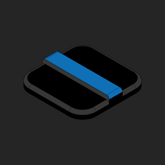 Thin Coloured Line Velcro Patches - 1x1