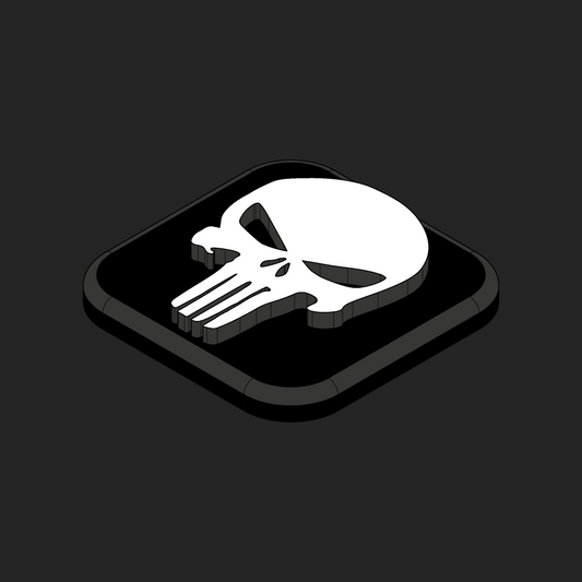 Punisher Velcro Patches - 1x1