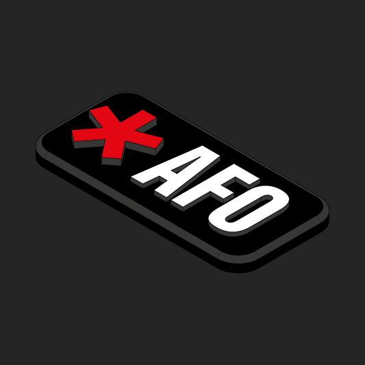 AFO & Star Velcro Patches - 1x2