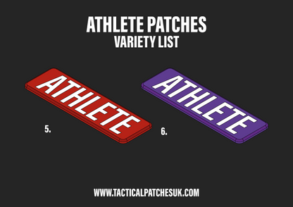 Athlete Velcro Patches