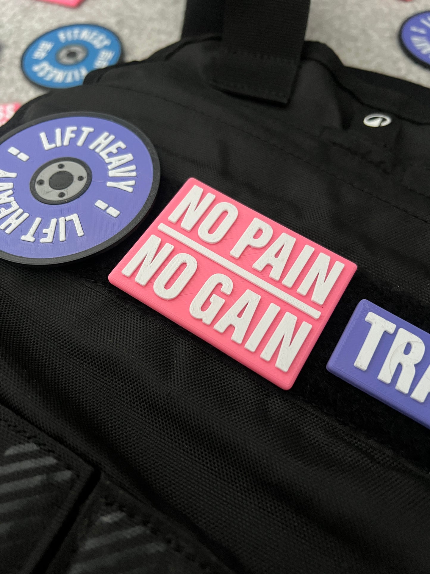 NO PAIN NO GAIN - Velcro Patch