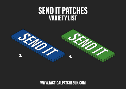 Send It Velcro Patches