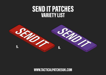 Send It Velcro Patches