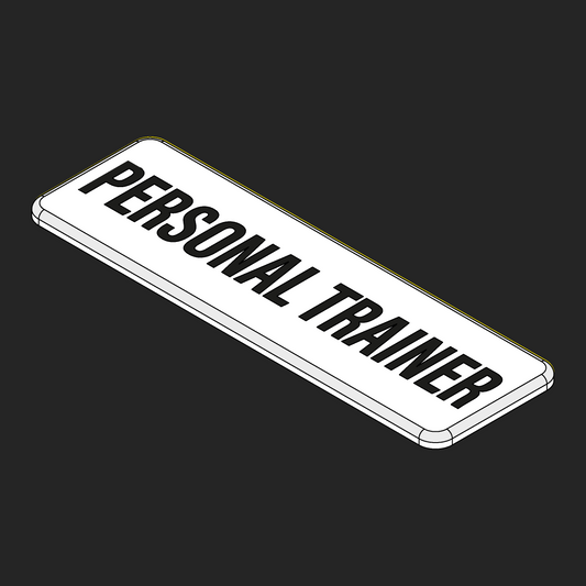Personal Trainer Velcro Patches