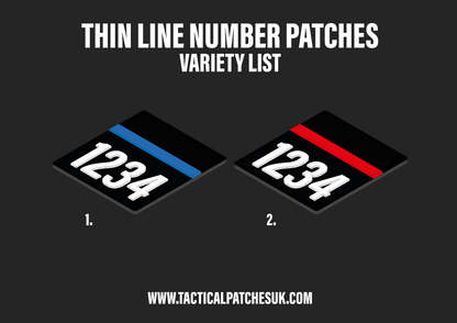 Thin Line Emergency Services Velcro Patch