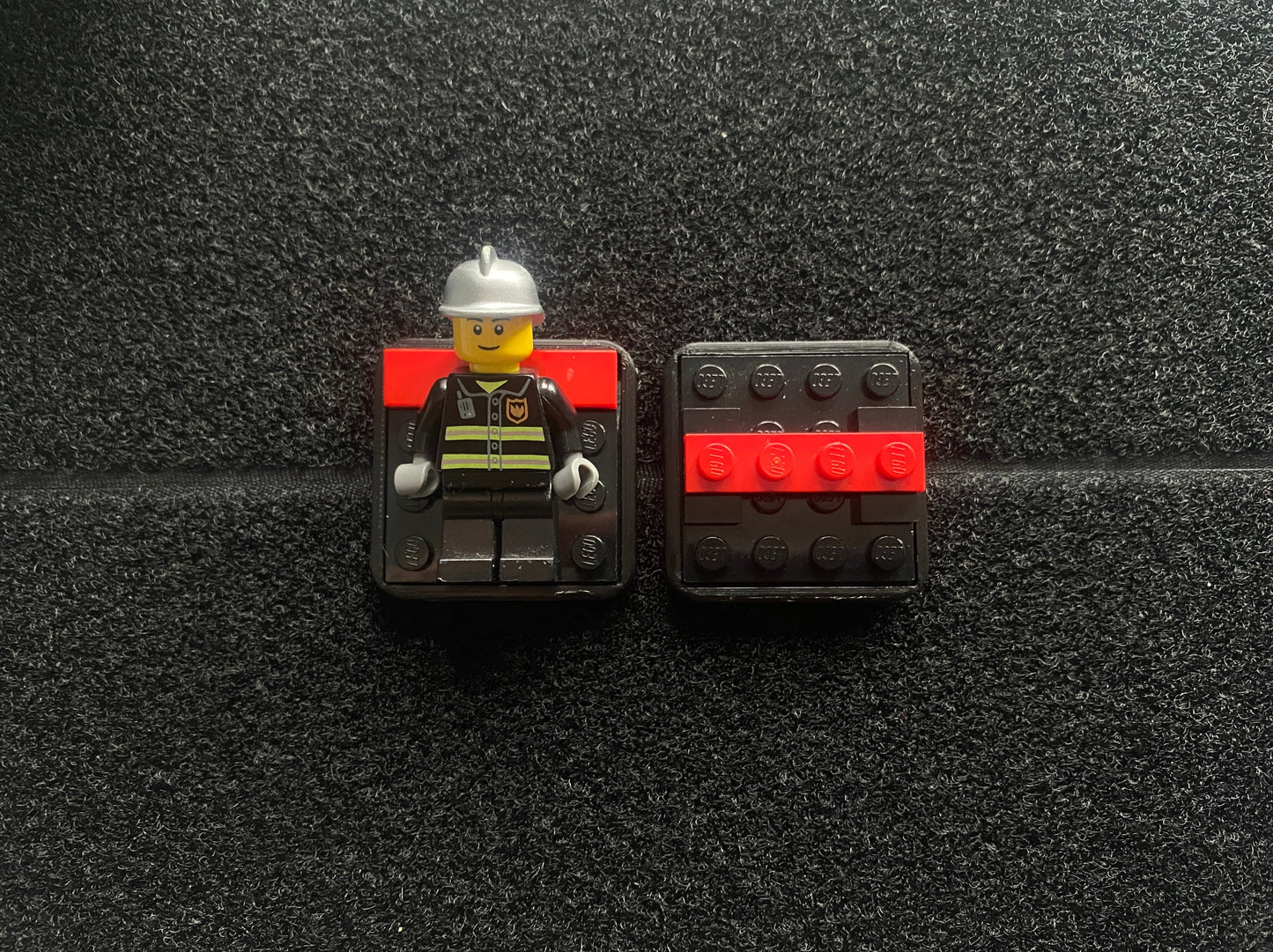 Fire Fighter Lego Patch Set