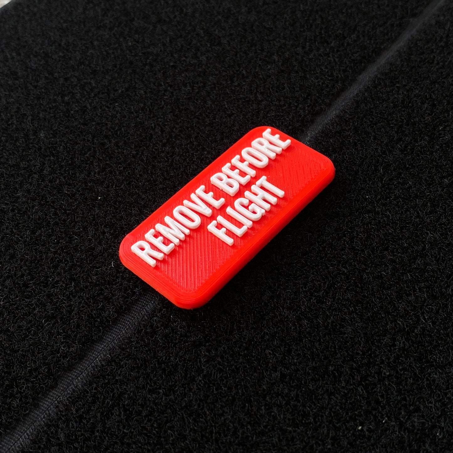 Remove Before Flight Velcro Patches - 1x2