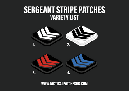 Sergeant Velcro Patches - 1x1