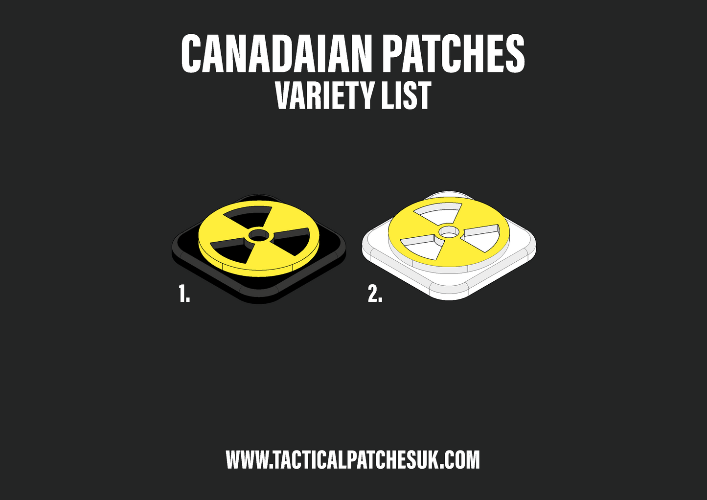 Nuclear Velcro Patches - 1x1